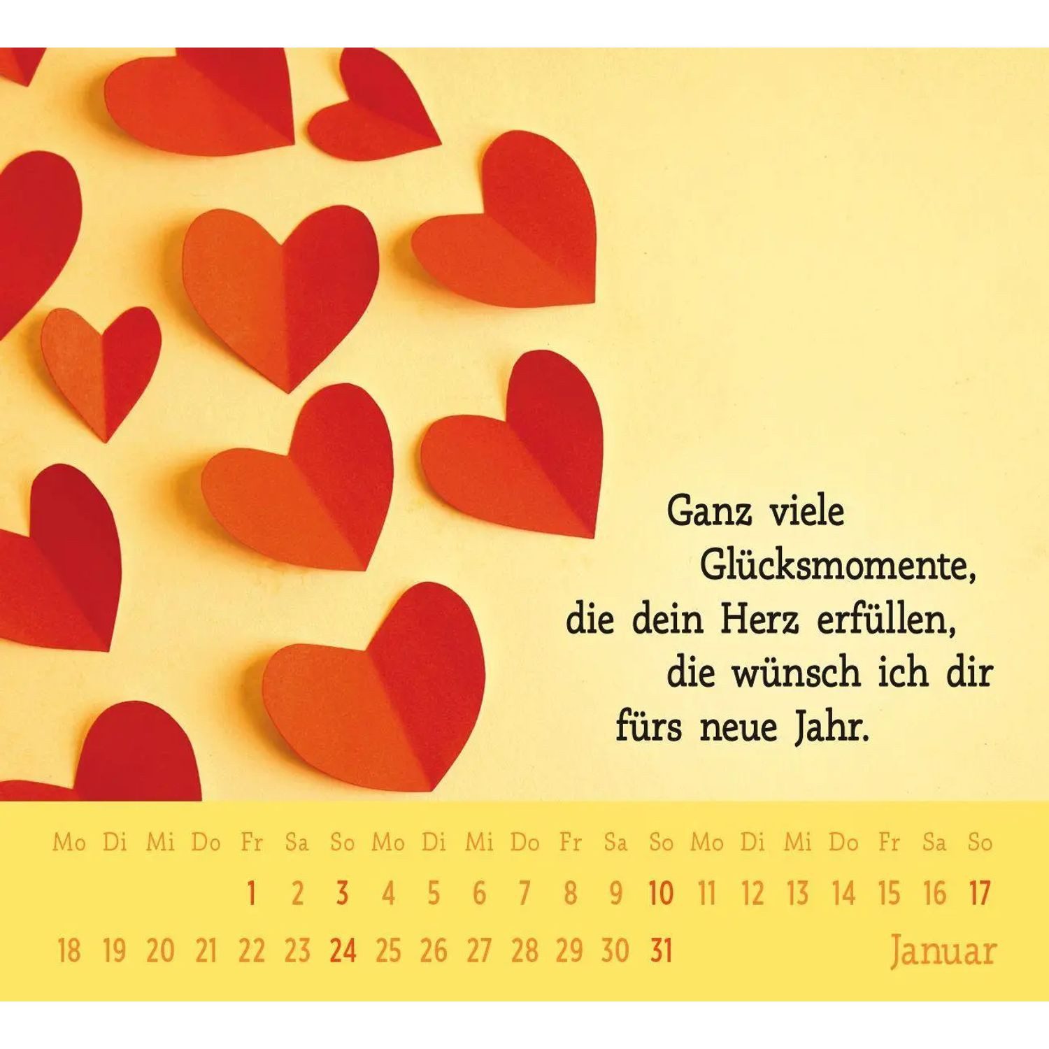 groh Verlag Monatskalender Mini-Kalender 2027: Der kleine Glückskalender