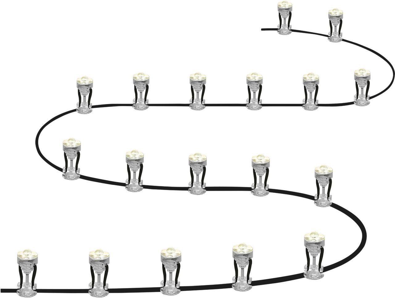 Ledvance LED Gartenleuchte Endura Garten 18 LED Flexköpfe, LED fest integriert, Warmweiss