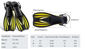 DTC GmbH Flosse Frosch-Tauchschuhe -Gelb