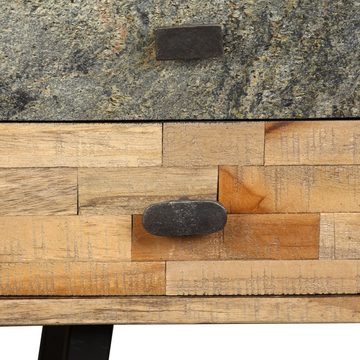 furnicato Schreibtisch Wiederverwertetes Teak Massivholz 110 × 50 × 76 cm