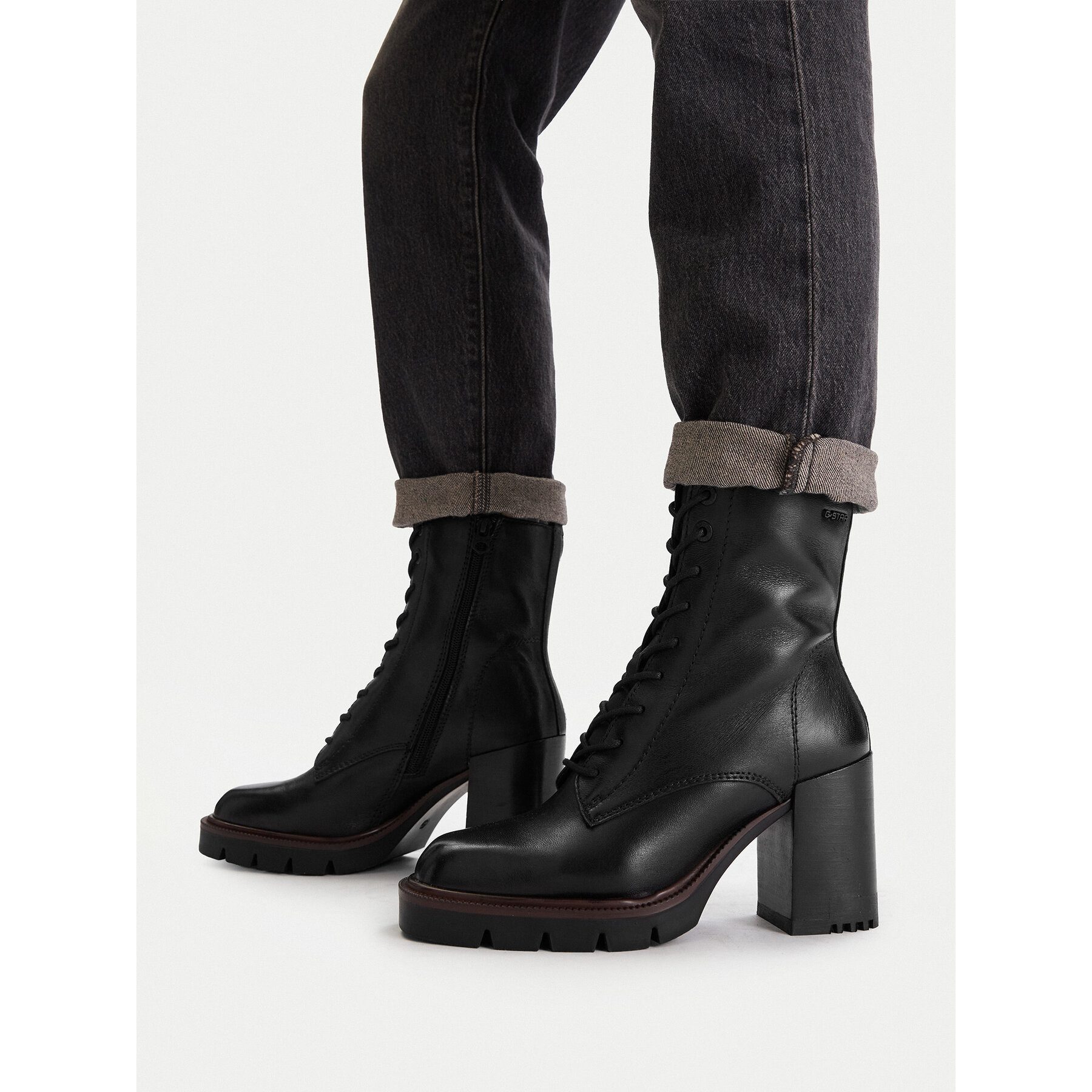 G-STAR G Star Raw Damen Stiefeletten CEO-WI34-CLEVELAND-04 Schwarz Stiefel
