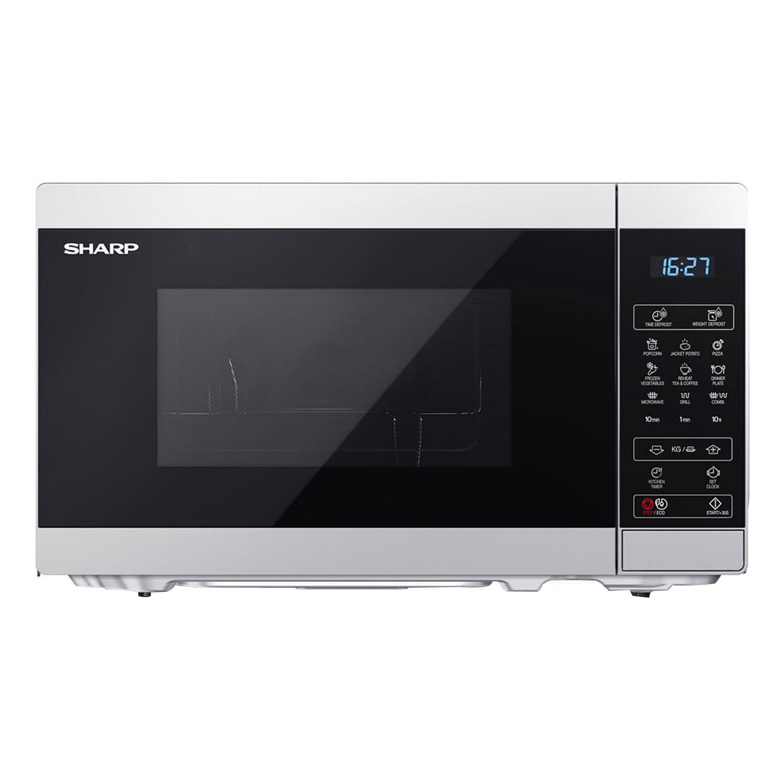 Sharp Mikrowelle YC-MG02E-S Mikrowelle mit Grill | Mikrowellen