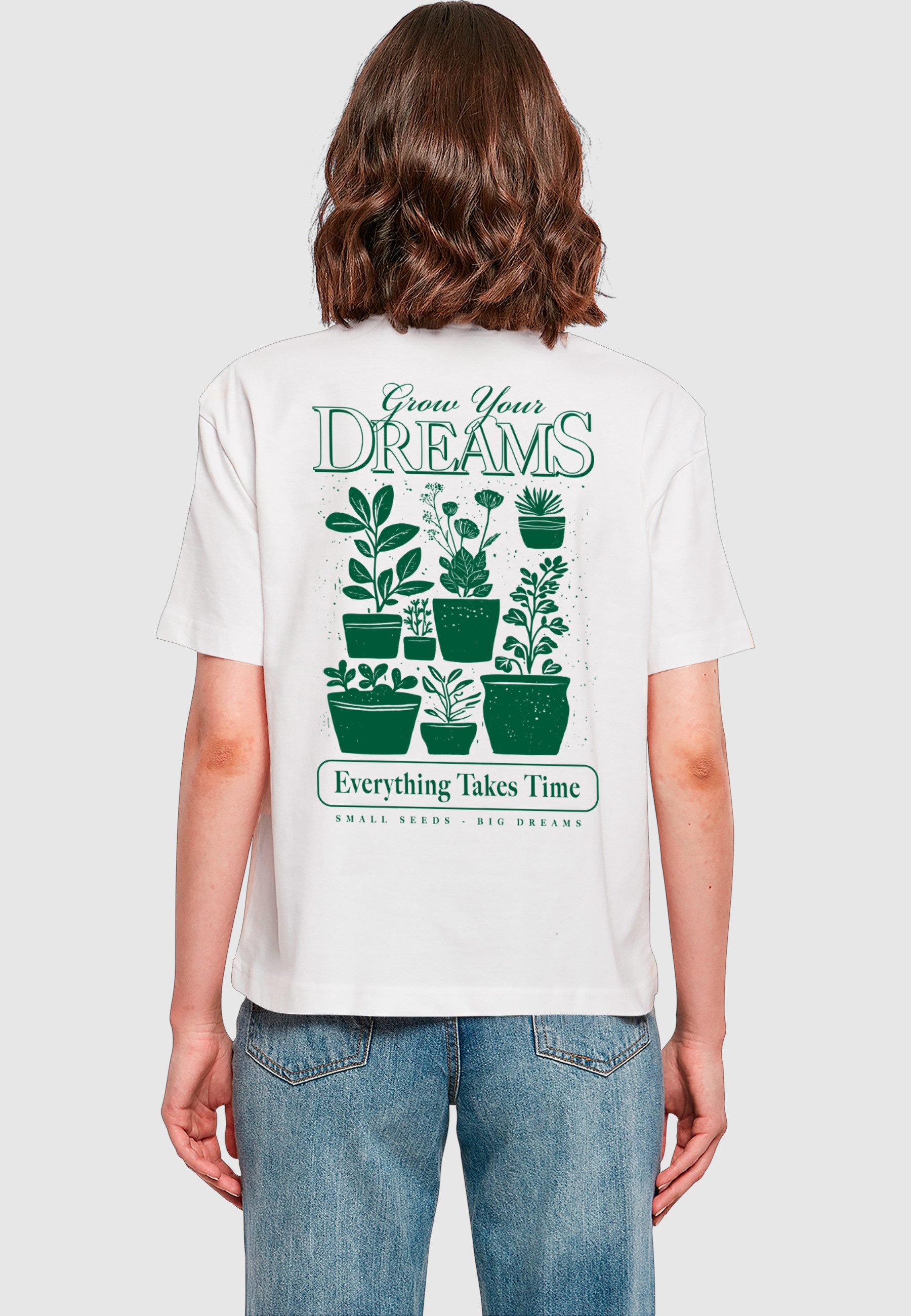 Miss Tee T-Shirt Miss Tee Grow Your Dreams And Plants Tee (1-tlg)