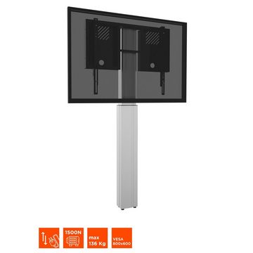 Celexon Expert Display-Ständer Adjust-4286WS mit Wandbefestigung - 70cm Hub TV-Wandhalterung, (bis 86 Zoll, elektrisch höhenverstellbar, max VESA 800 x 600, schwarz/silber)