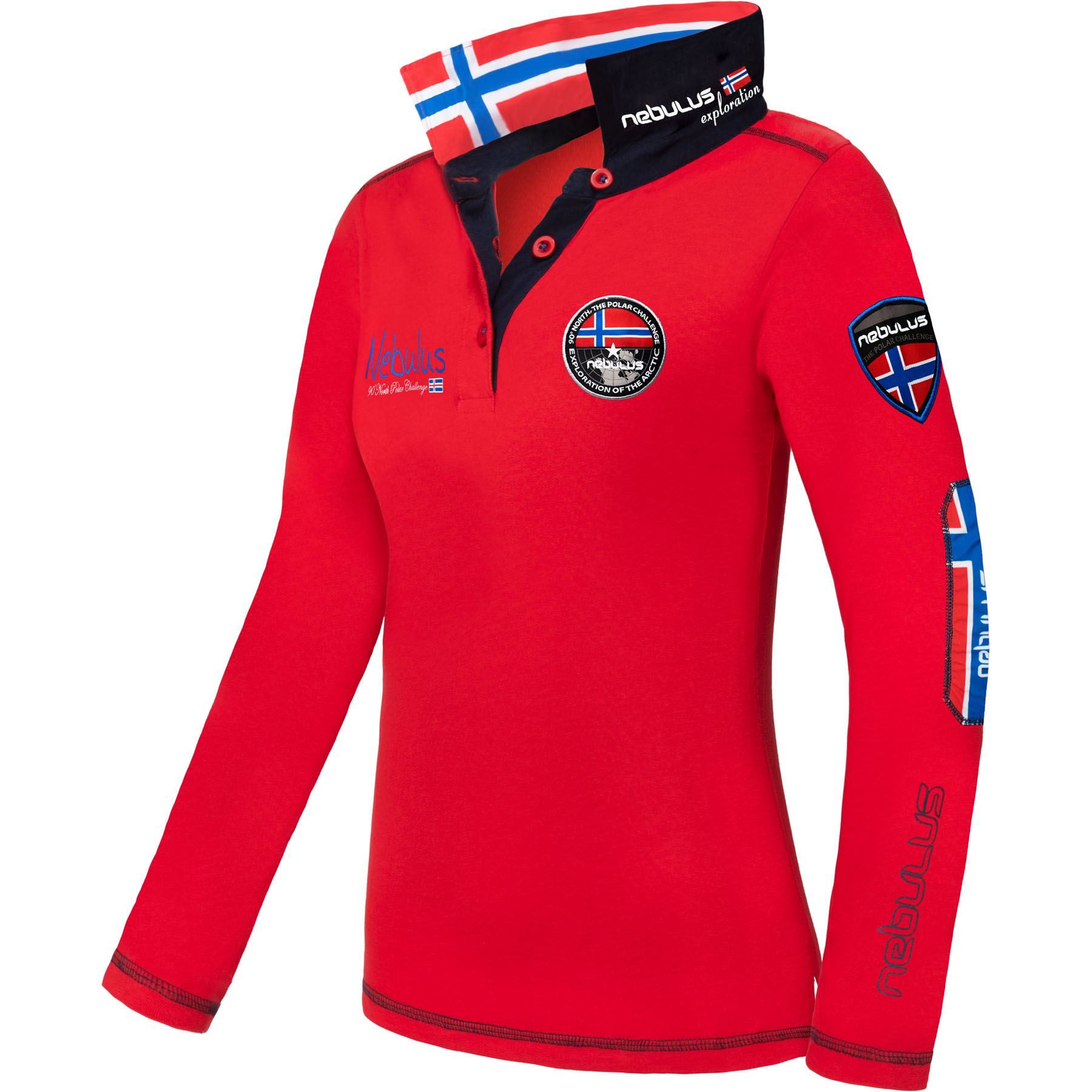 Nebulus Poloshirt BENTY, P5761 - Damen, rot, XL/42 günstig online kaufen