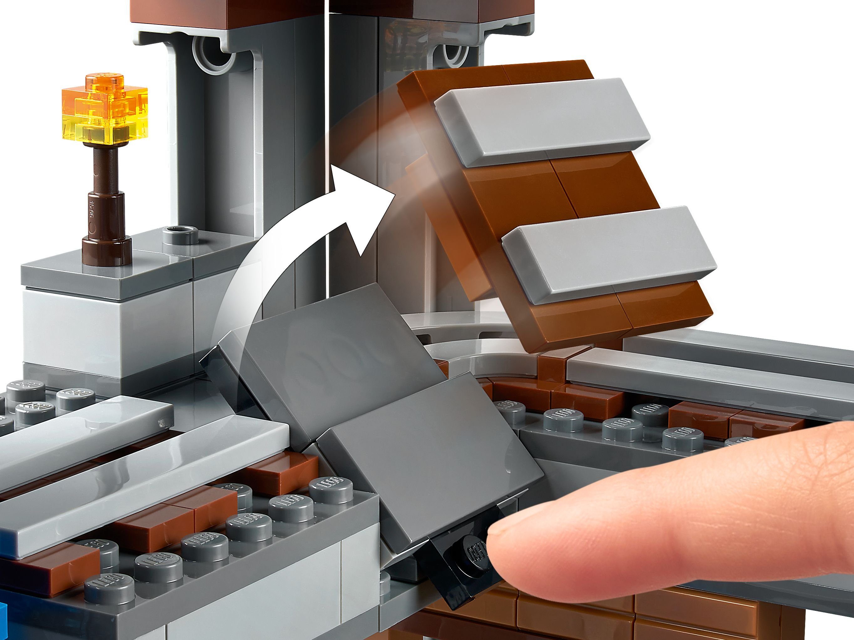 LEGO® Konstruktionsspielsteine LEGO erste (542 - Das Abenteuer, Minecraft™ St)