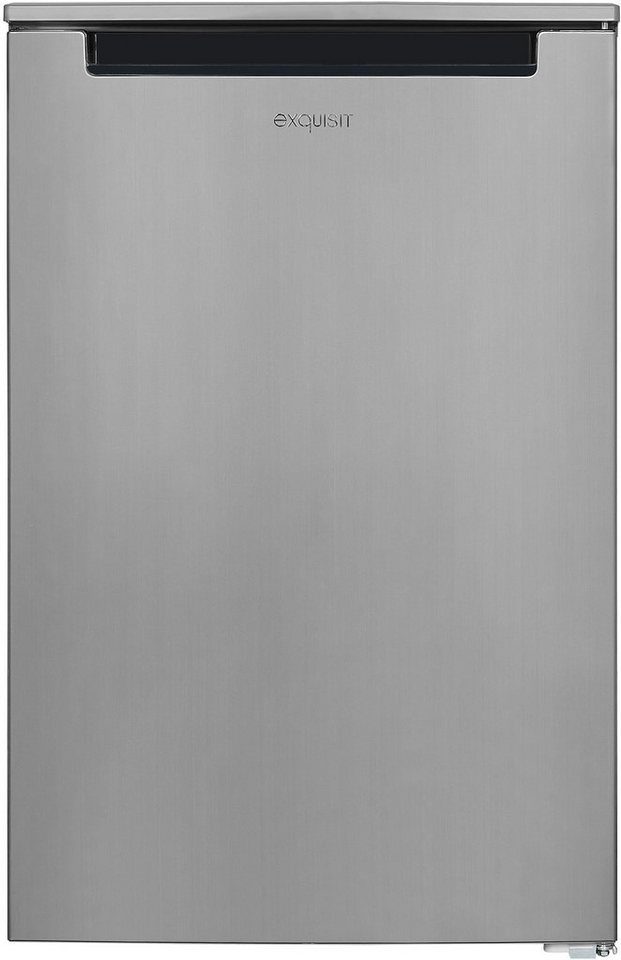 exquisit Kühlschrank KS15-V-040E inoxlook, 85,0 cm hoch, 55,0 cm breit