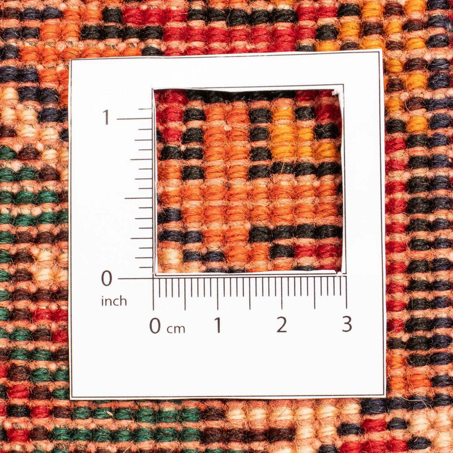 Wollteppich Hosseinabad Medaillon mm, cm, Rosso Handgeknüpft 10 chiaro Höhe: 81 122 rechteckig, morgenland, x