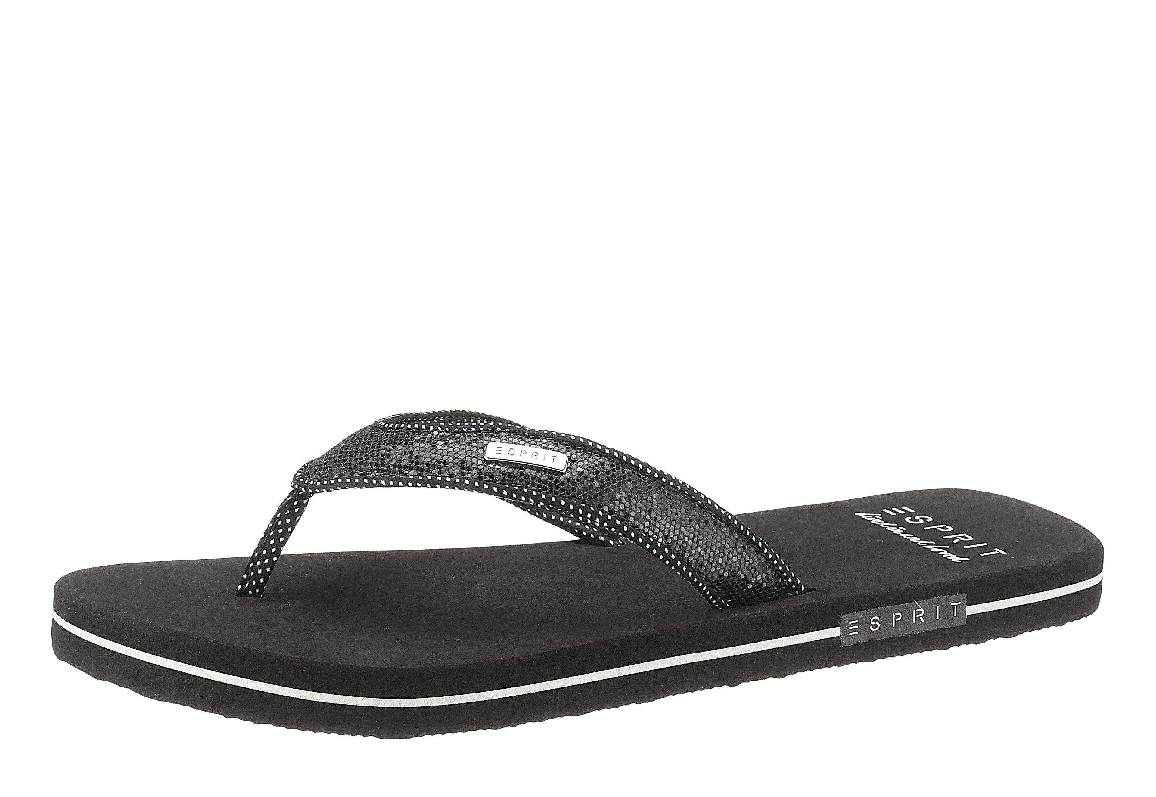 Esprit Glitter Thongs Zehentrenner mit Glitter Esprit Glitter Thongs Zehentrenner mit Glitter