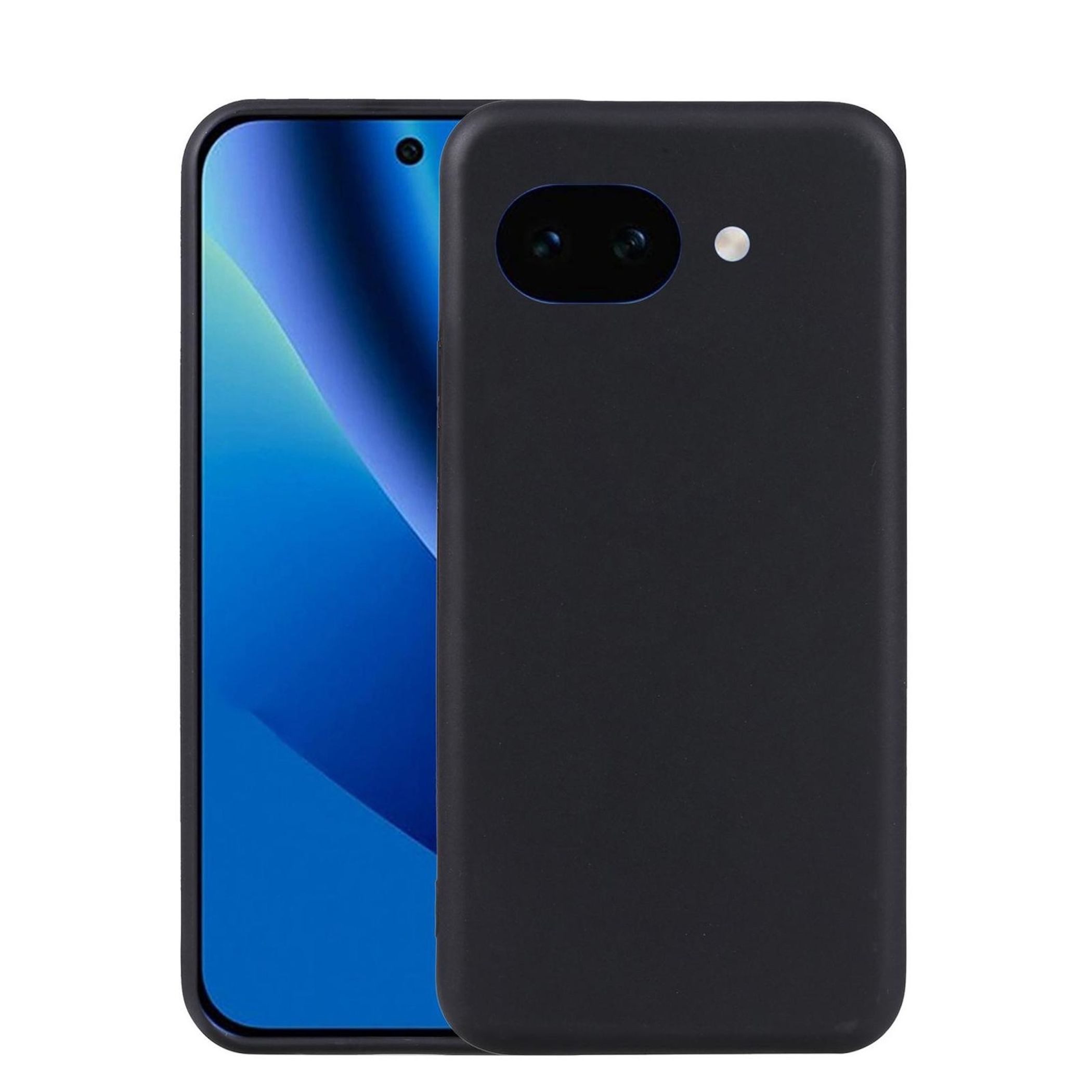 Wigento Handyhülle Für Google Pixel 10a TPU Silikon Schutz Hülle Flexibel Dünn Schwarz, Stilvolle TPU Hülle, präzise Aussparungen, schützend