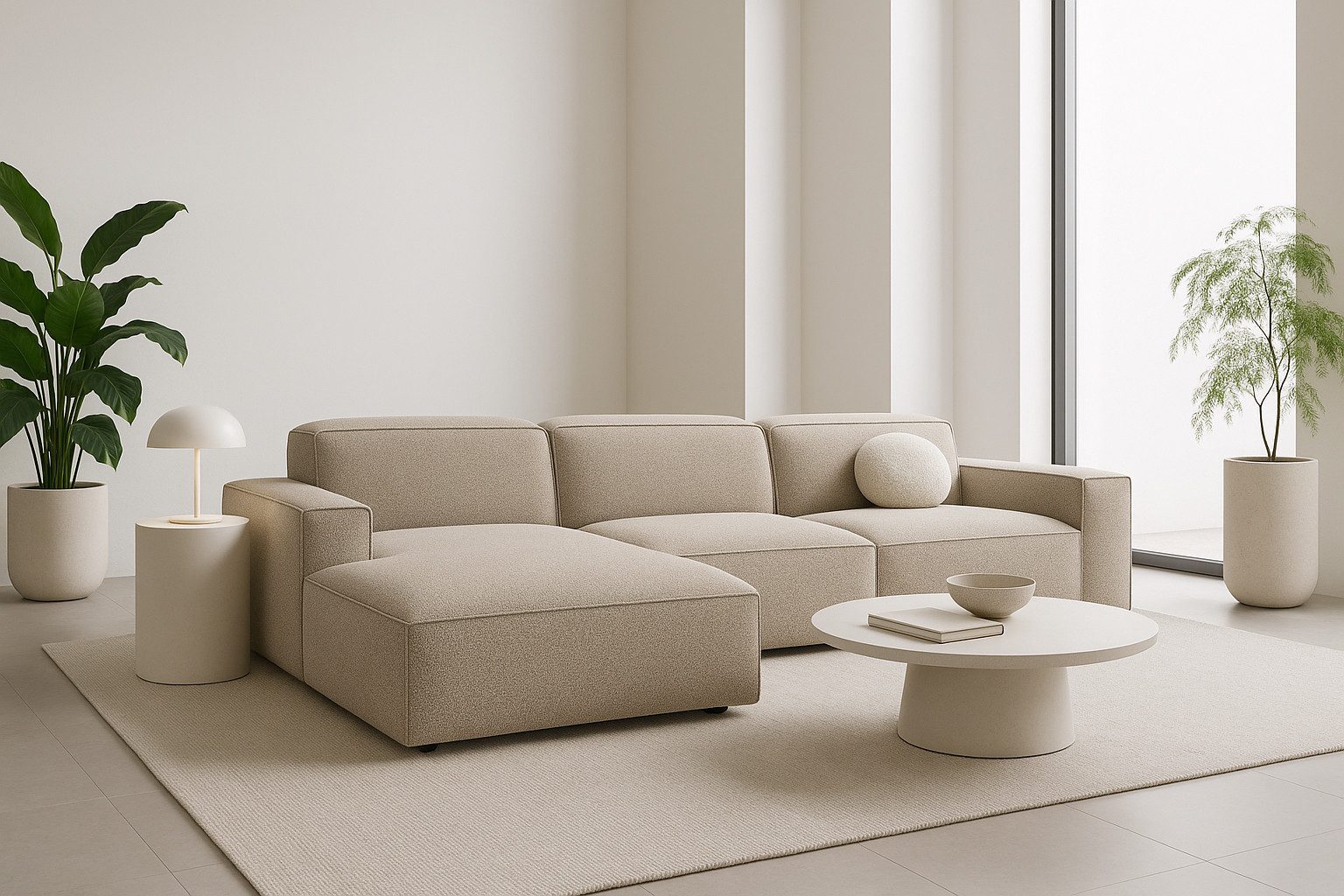 Kaiser Möbel Ecksofa Ecksofa Cursal L-Form – modular, modern, unvergleichlich bequem, Einzelsofa