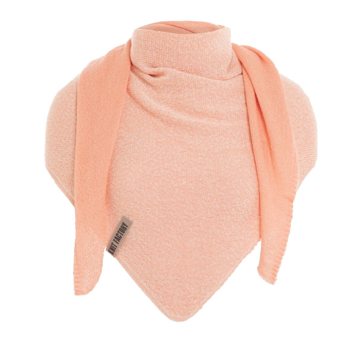 Strickschal Ella Dreiecksschal Ecru Apricot One Size Mix