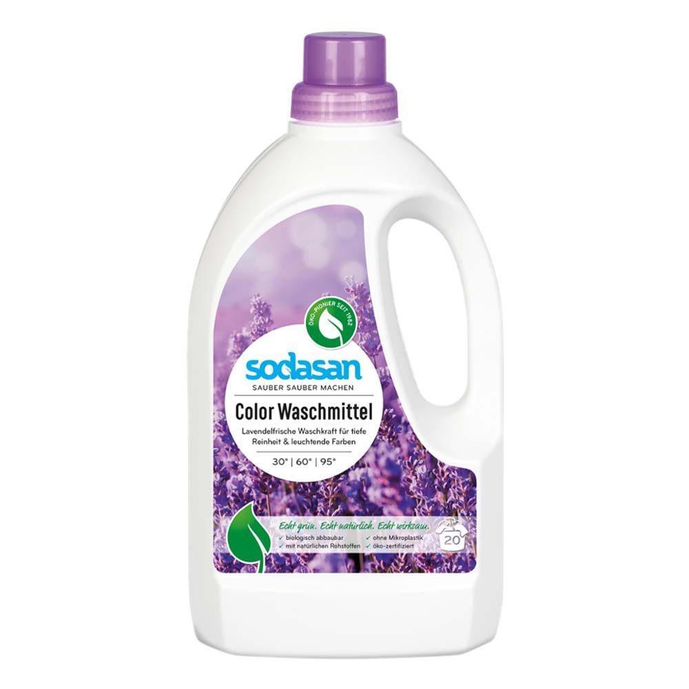 Sodasan Color Waschmittel flüssig - Lavendel 1,5L Colorwaschmittel