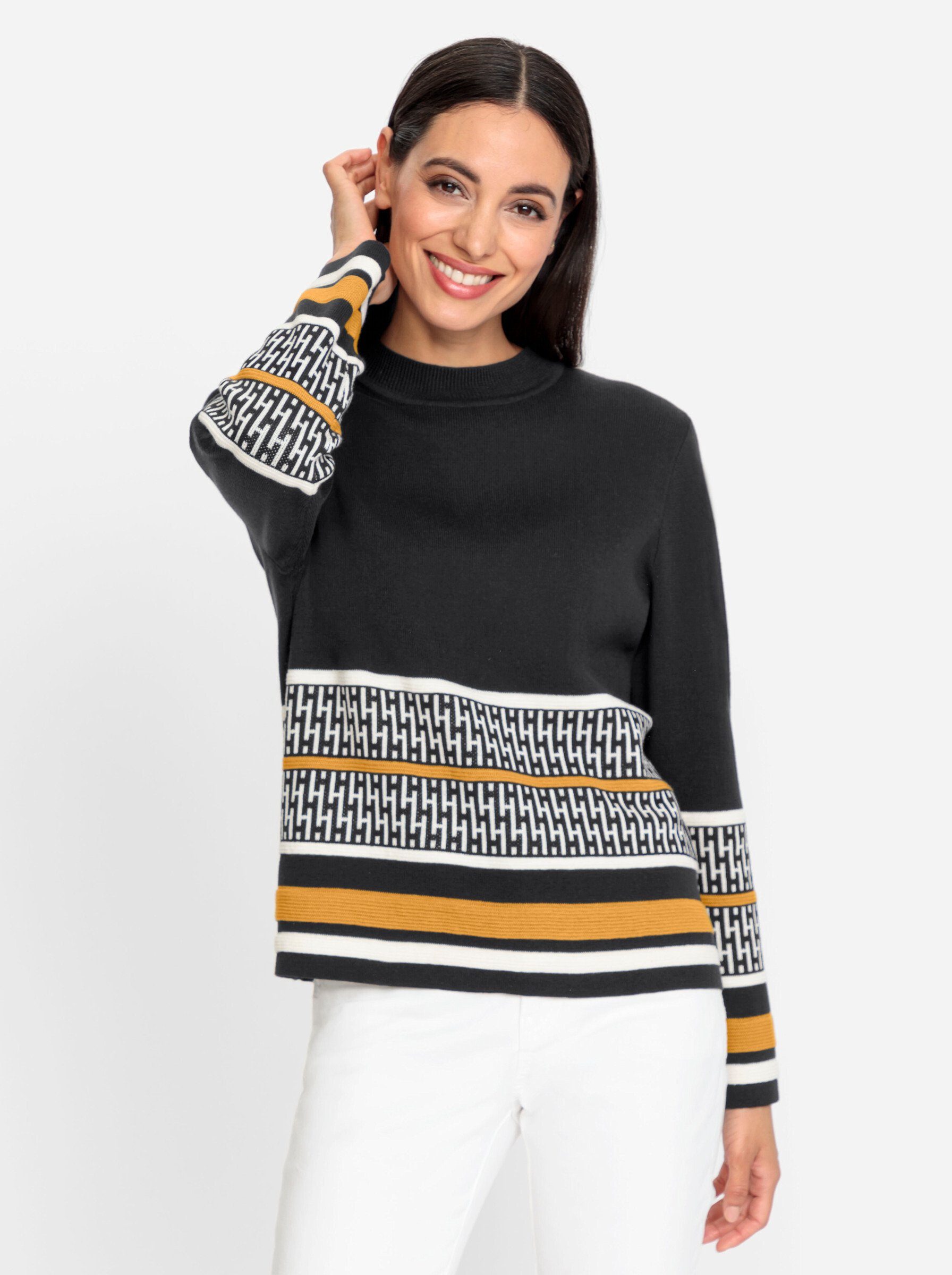 heine Strickpullover Jacquard-Pullover
