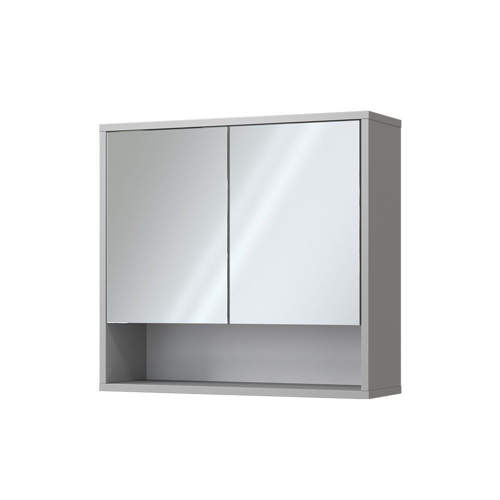 Vicco Badezimmerspiegelschrank Eliza, Grau, 70 x günstig online kaufen