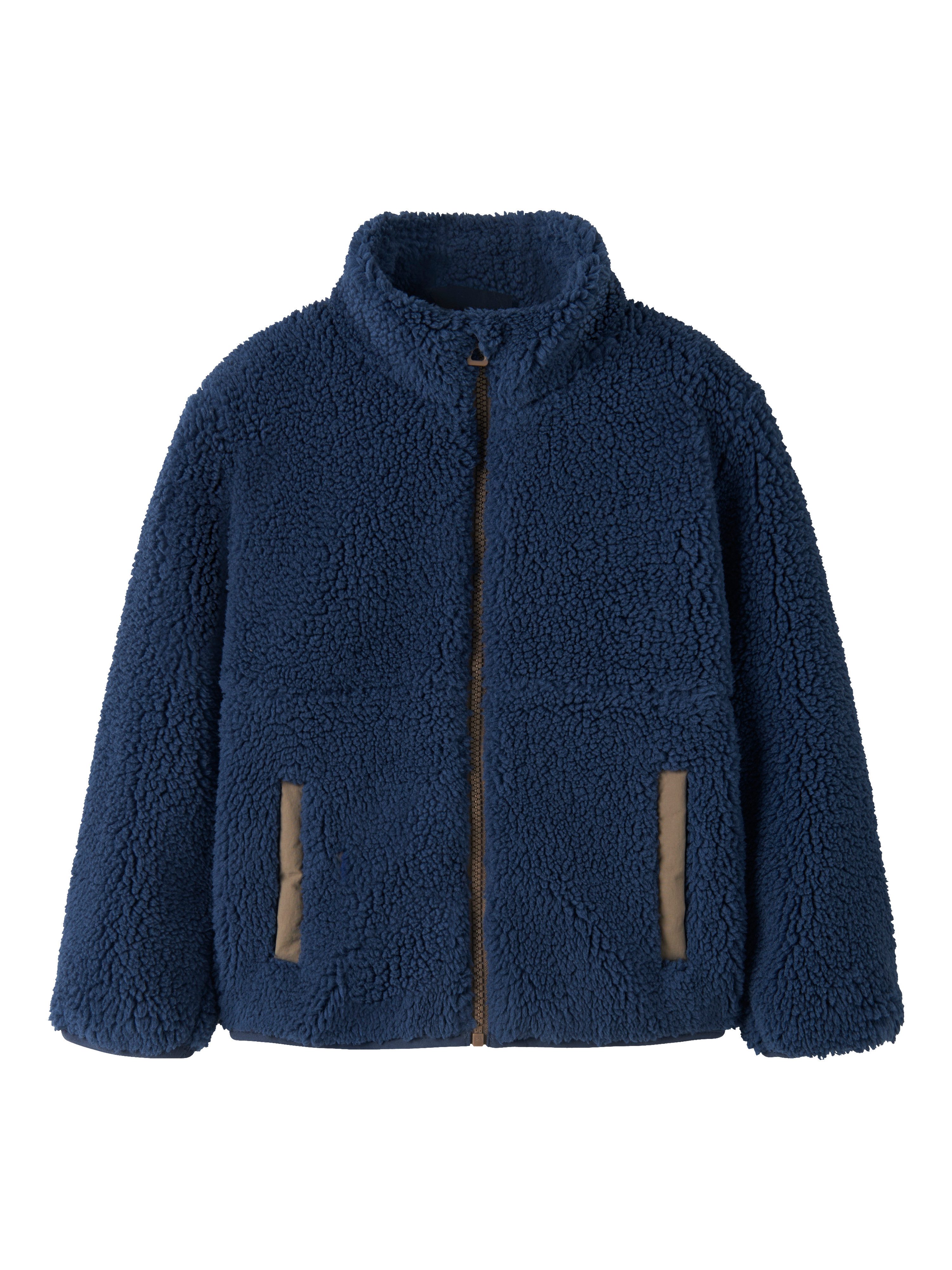 Name It Plüschjacke NMMMONICO TEDDY1 JACKET Kunstfaser, Teddy Material