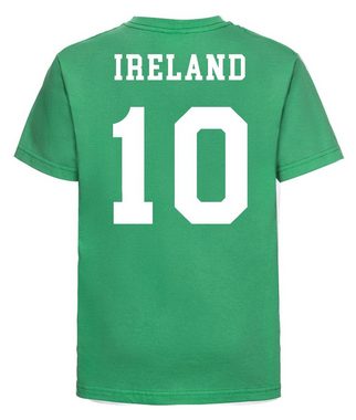 Youth Designz T-Shirt Irland Kinder T-Shirt im Fußball Trikot Look mit trendigem Motiv