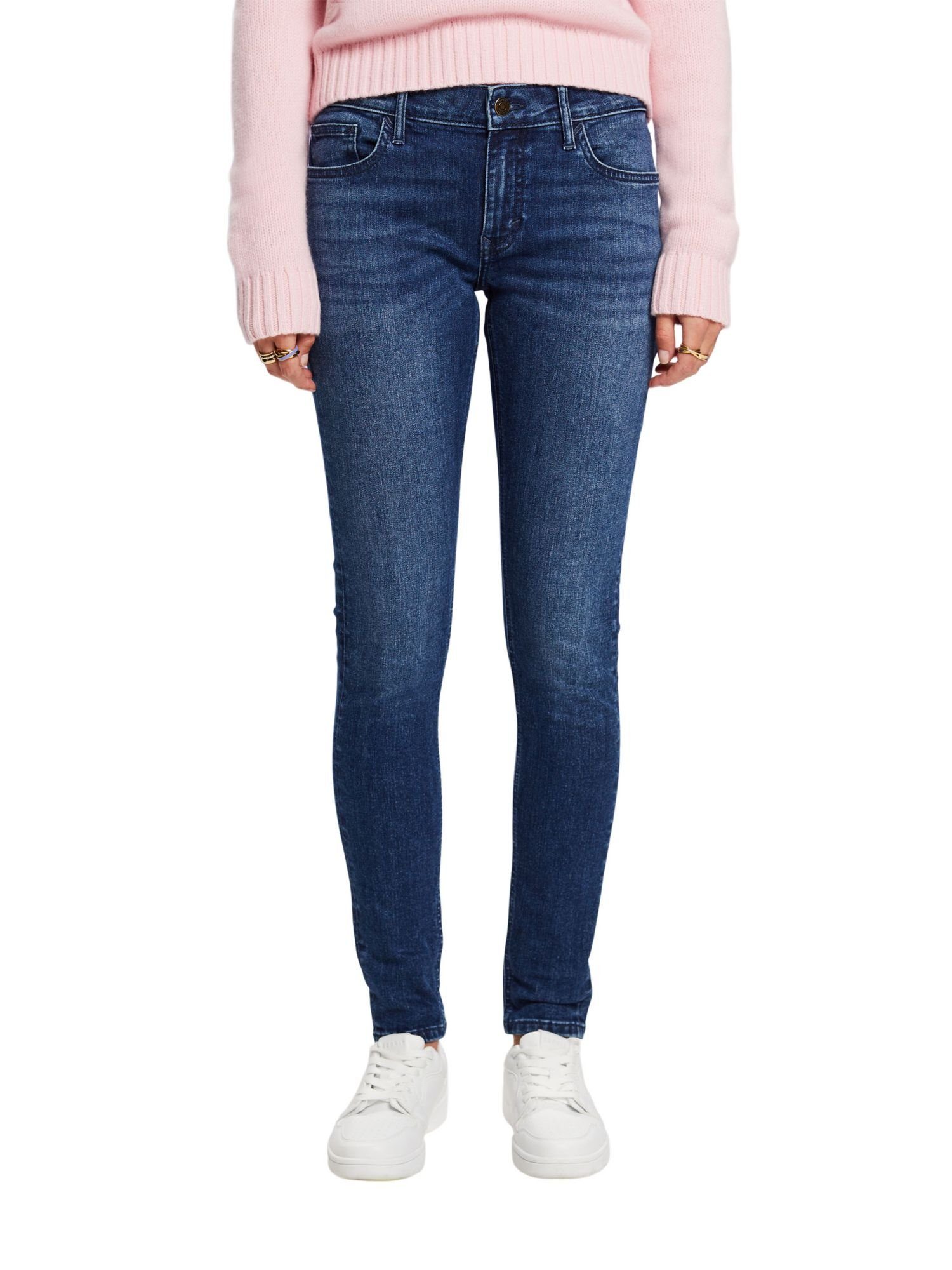 Esprit Skinny-fit-Jeans Skinny Jeans mit Bundhöhe mittlerer