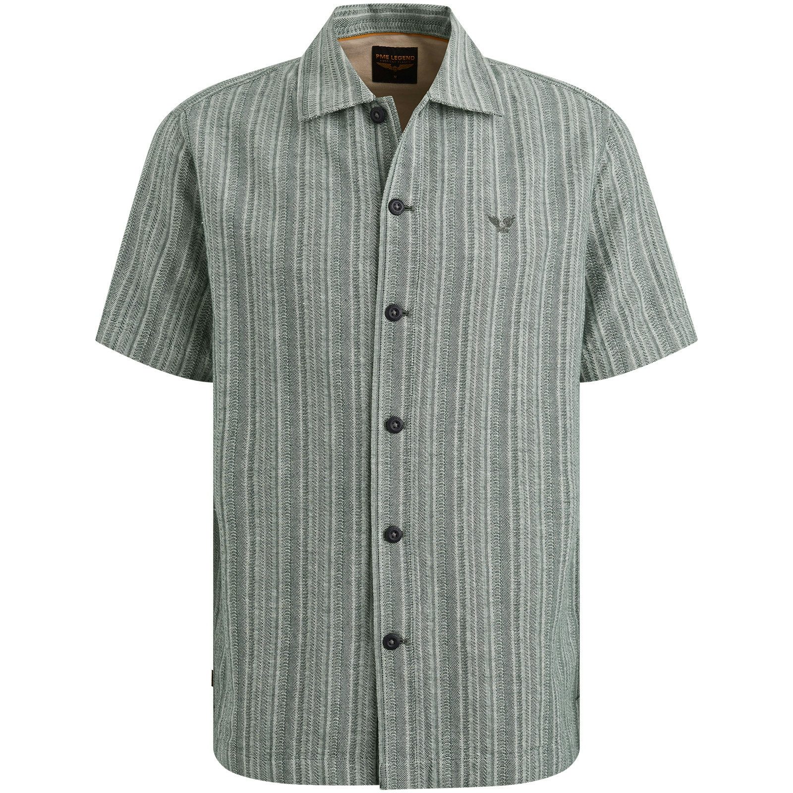 PME LEGEND T-Shirt - Gestreiftes Kurzarmhemd im Regular Fit