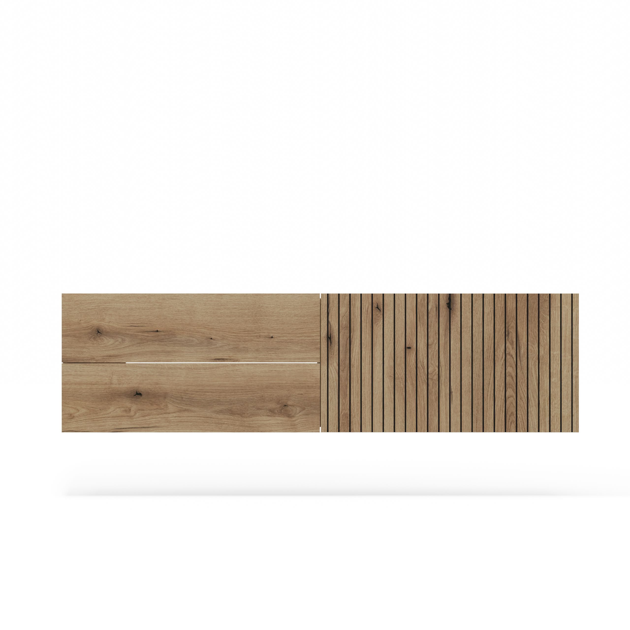 Raumhirsch Furniture Badkommode Unterschrank Badezimmerschrank Badschrank (Hängeschrank Maße 53 x 37 x 140 cm, stabil & einfach Montage) – Bild 3 von 5