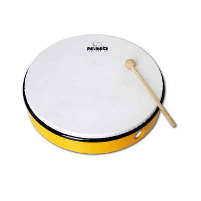 Meinl Percussion Handtrommel,HandDrum NINO4Y, 6", Yellow, HandDrum NINO4Y, 6", Yellow - Hand Percussion für Kinder