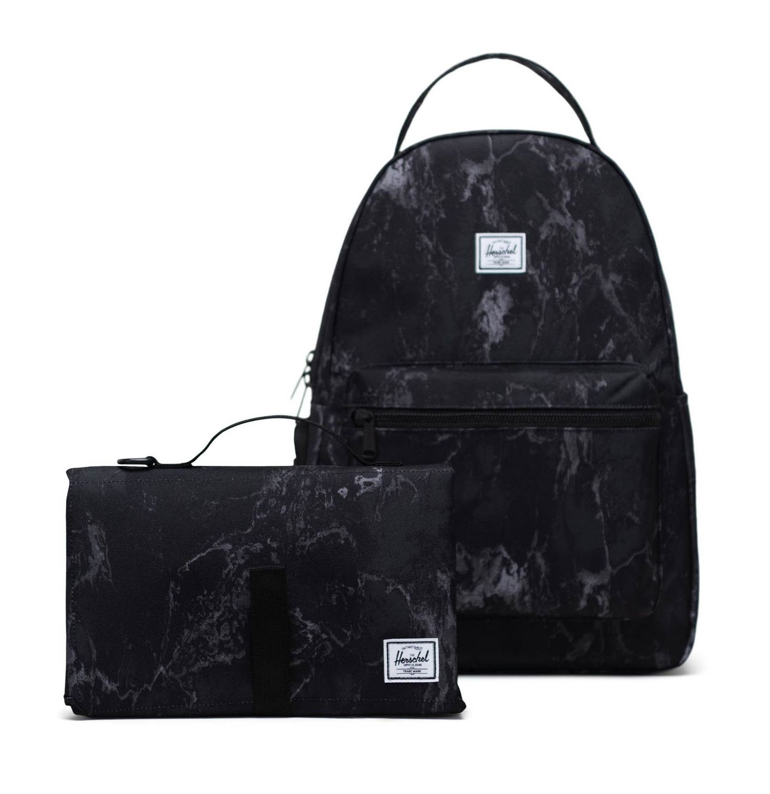 Marble Black Nova (Set) Rucksack Herschel