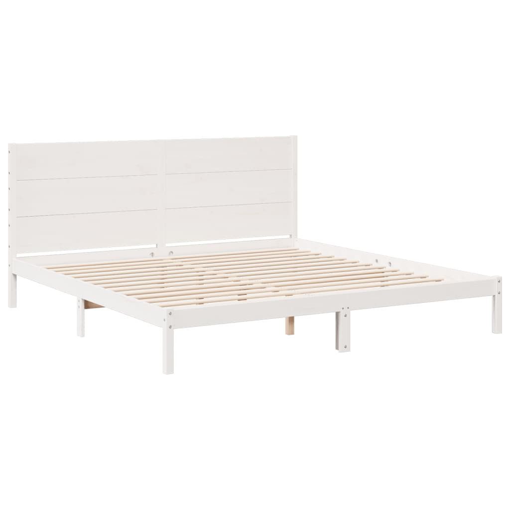 vidaXL Bett Massivholzbett Extra Lang ohne günstig online kaufen