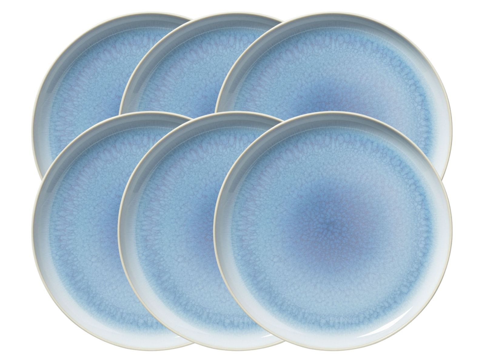 like. by Villeroy & Boch Teller-Set Crafted Blueberry Frühstücksteller 21cm Set6, Steingut