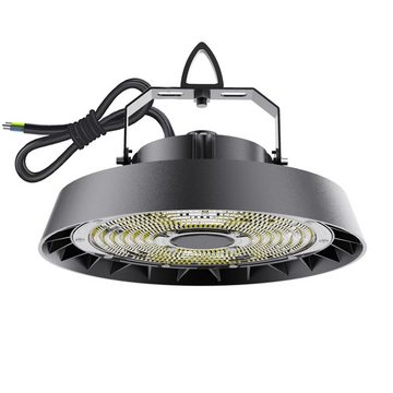 MODLICHT LED Arbeitsleuchte LED Hallenbeleuchtung UFO Highbay Hallenstrahler 150W 25500lm IP65, Kaltweiß, Werkstatt Industrielampe Hallenleuchte