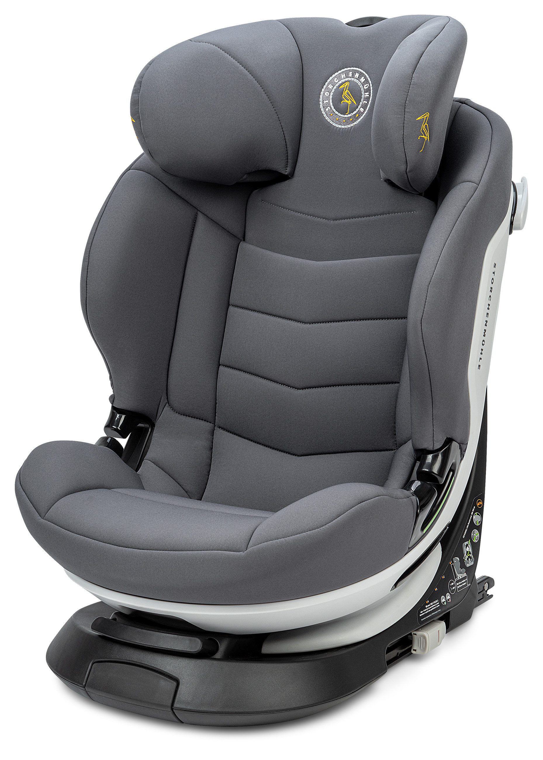 Storchenmühle Autokindersitz Niki next, Kindersitz ab 3 Jahre, Kindersitz mit Isofix, ab: 3,5 Jahre, bis: bis 12 Jahre, ab: 100 cm, bis: 150 cm, mitwachsender Kinderautositz, sicher und bequem