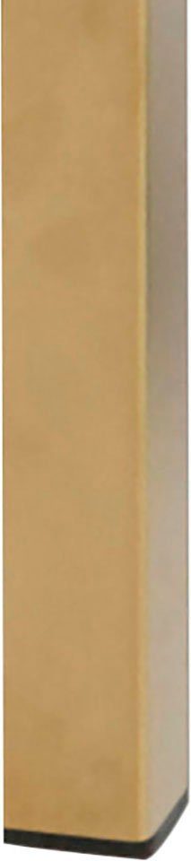 ACTONA GROUP Couchtisch Marmor Breite gold/weiß mit Alina, cm Guangxi Metallgestell, 80 Tischplatte