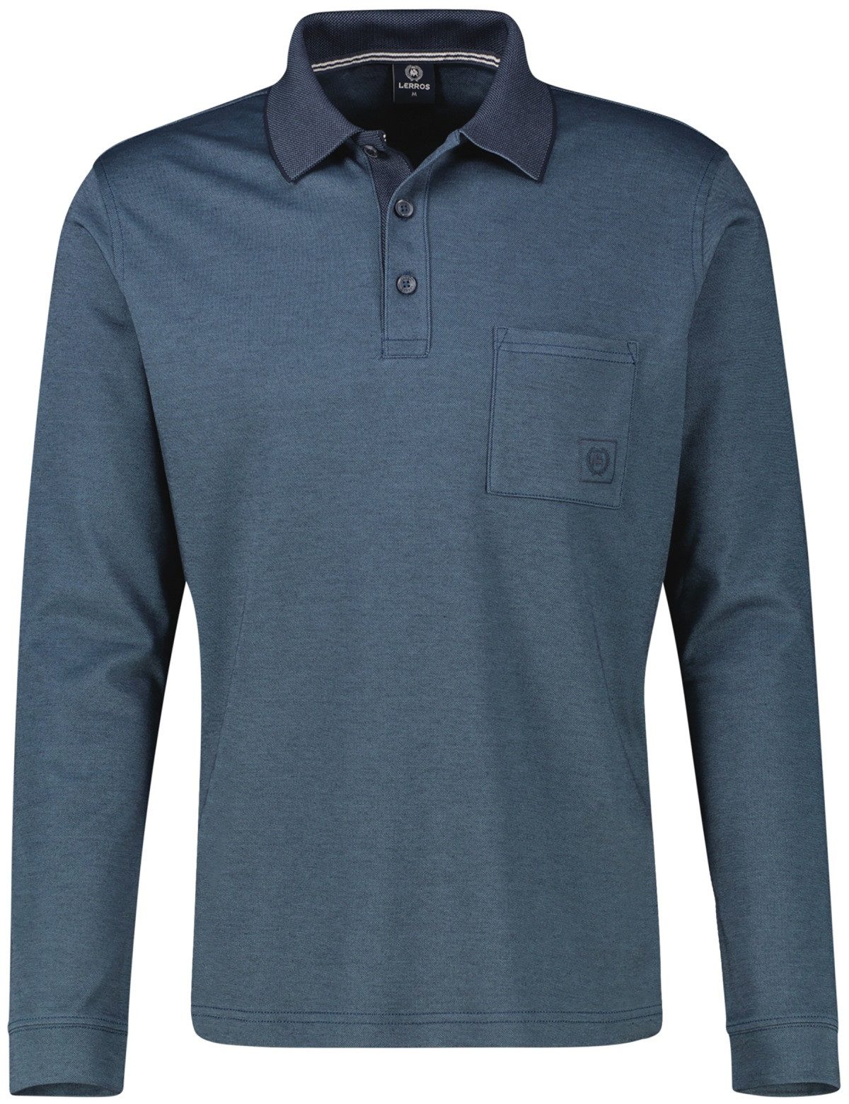 LERROS Langarm-Poloshirt