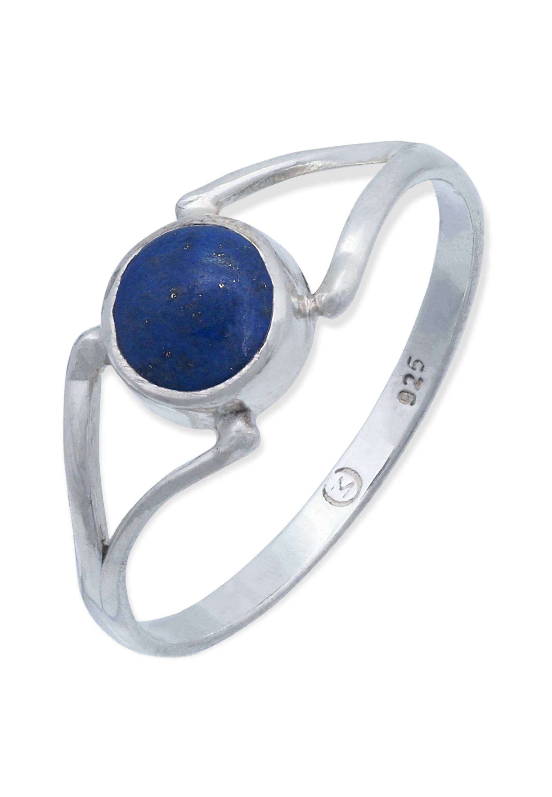 mantraroma Silberring 925er Silber mit Lapis Lazuli