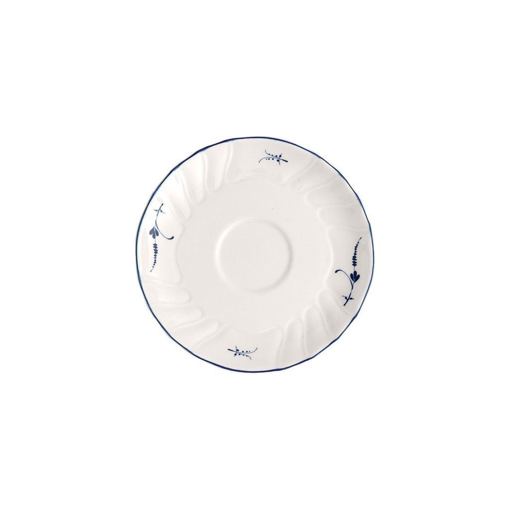 Villeroy & Boch Untertasse Vieux Luxembourg Mokka-/Espresso-Untertasse, (1 St), Premium Porcelain, mikrow.- & spülm.sicher, Made in Germany