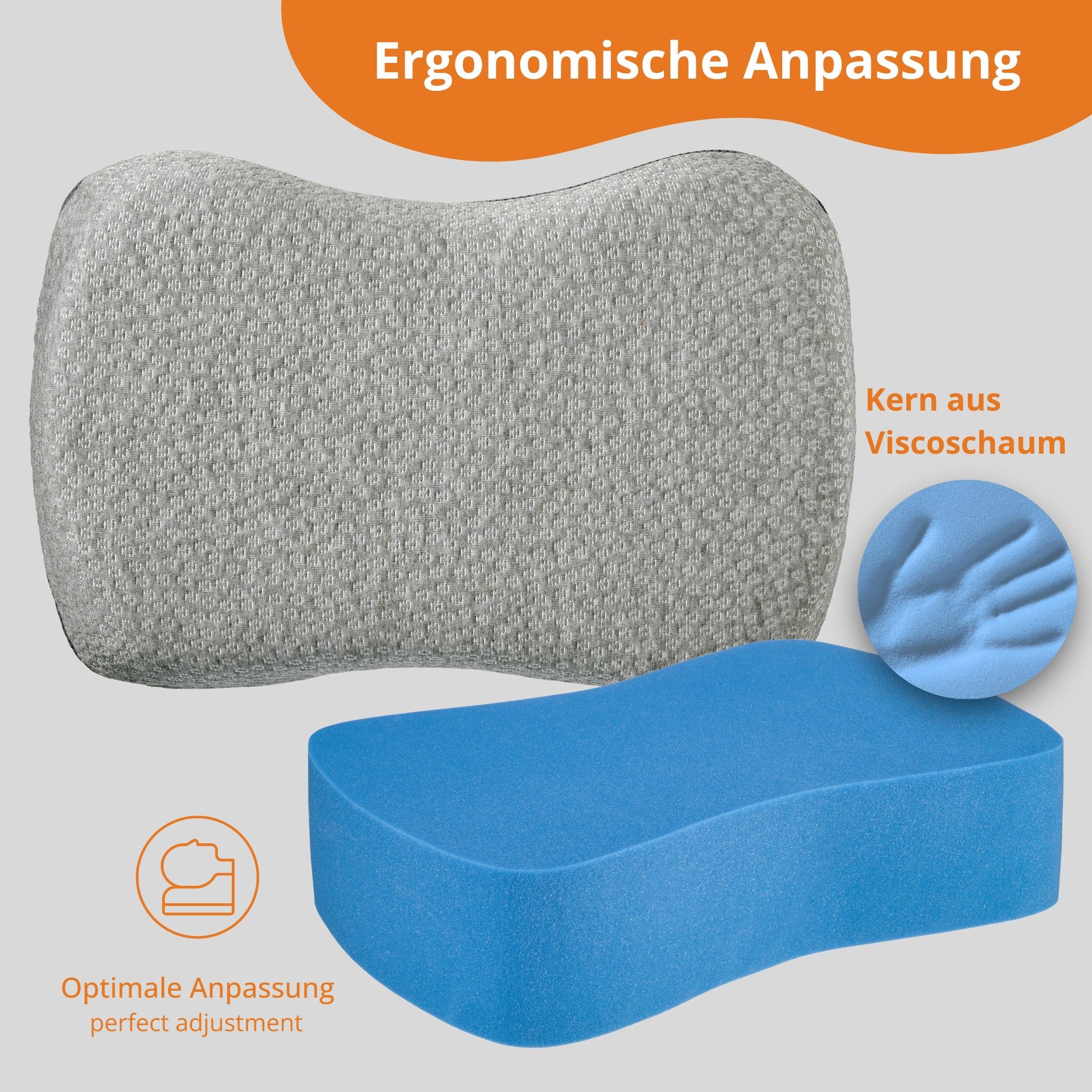 sleepling Schlafkissen Recovery Pillow, Füllung: Viscoschaum, Bezug: Polyes günstig online kaufen