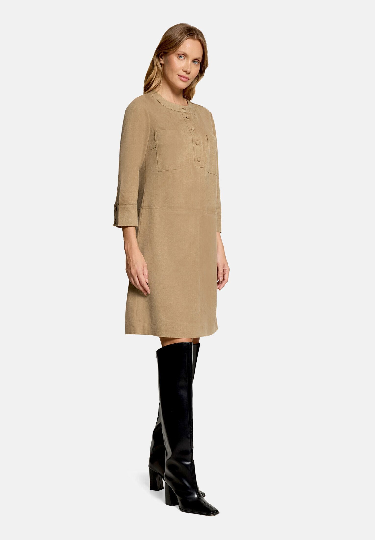 Cartoon Druckkleid Damen mit Taschen