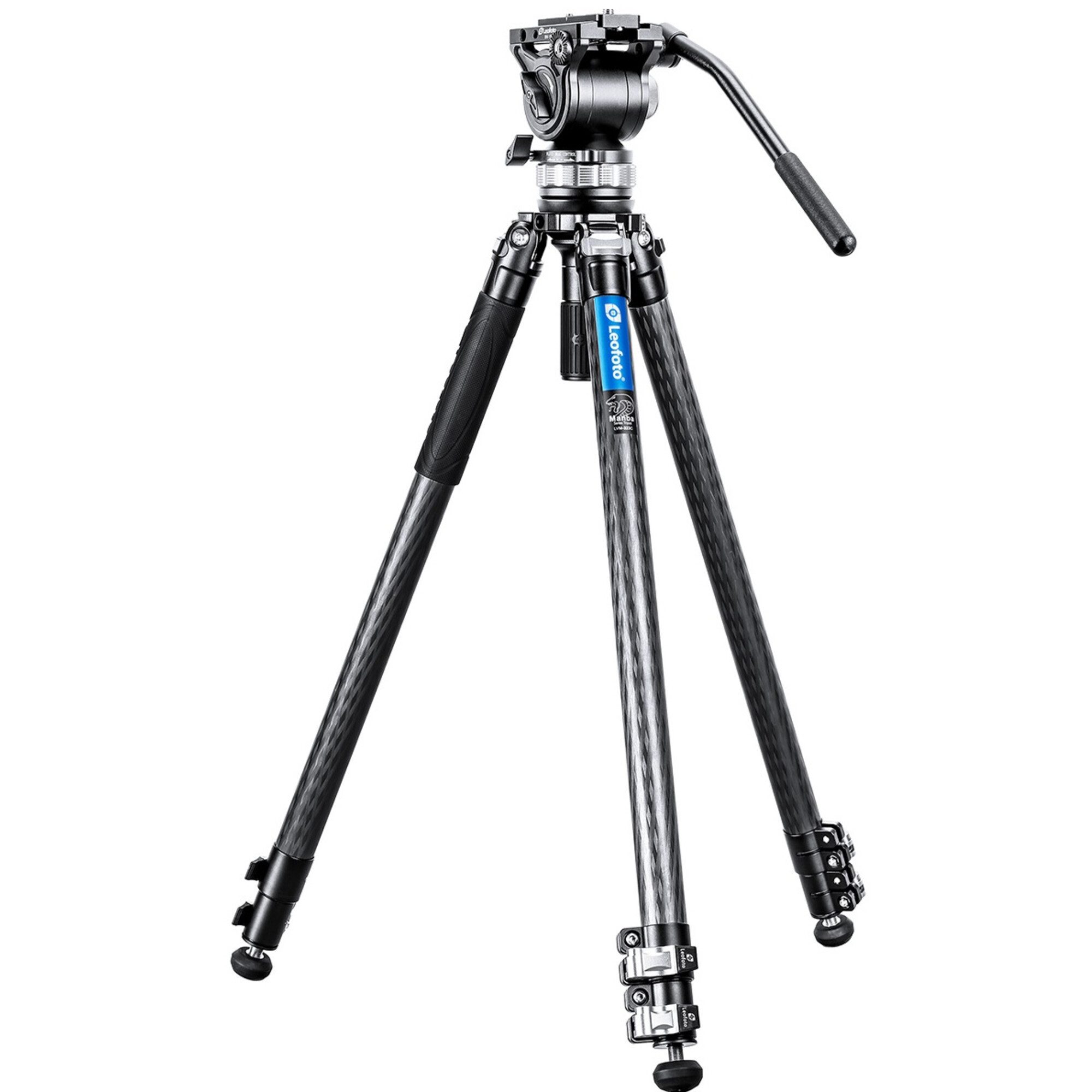 Leofoto Carbon-Dreibeinstativ LVM-323C+BV-15 Manba LVM Kamerastativ