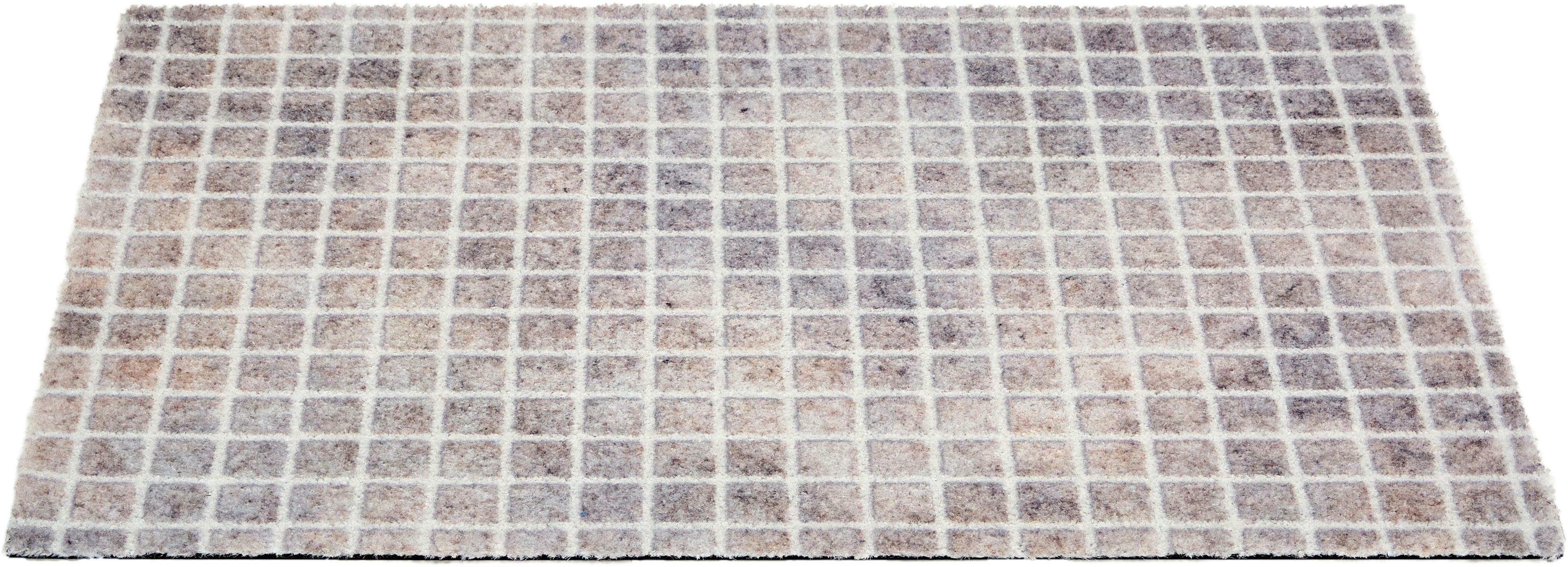SCHÖNER WOHNEN-Kollektion Fußmatte Orlando, rechteckig, Höhe: 7 mm, Türmatte, Schmutzfang, In und Outdoor, rutschfest, schmutzabweisend