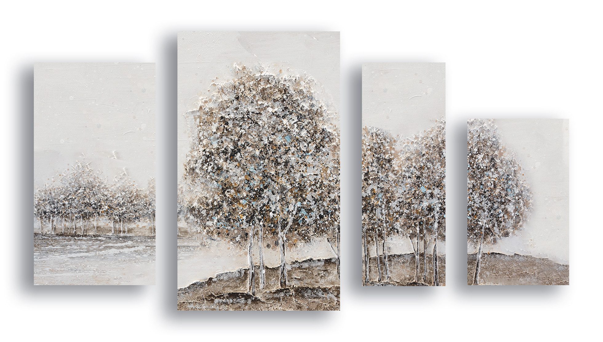 Bönninghoff Ölgemälde, Baumbilder, Bäume, Gemälde, Kunst, Landschaft, Natur (1 St), jedes Bild ein Unikat