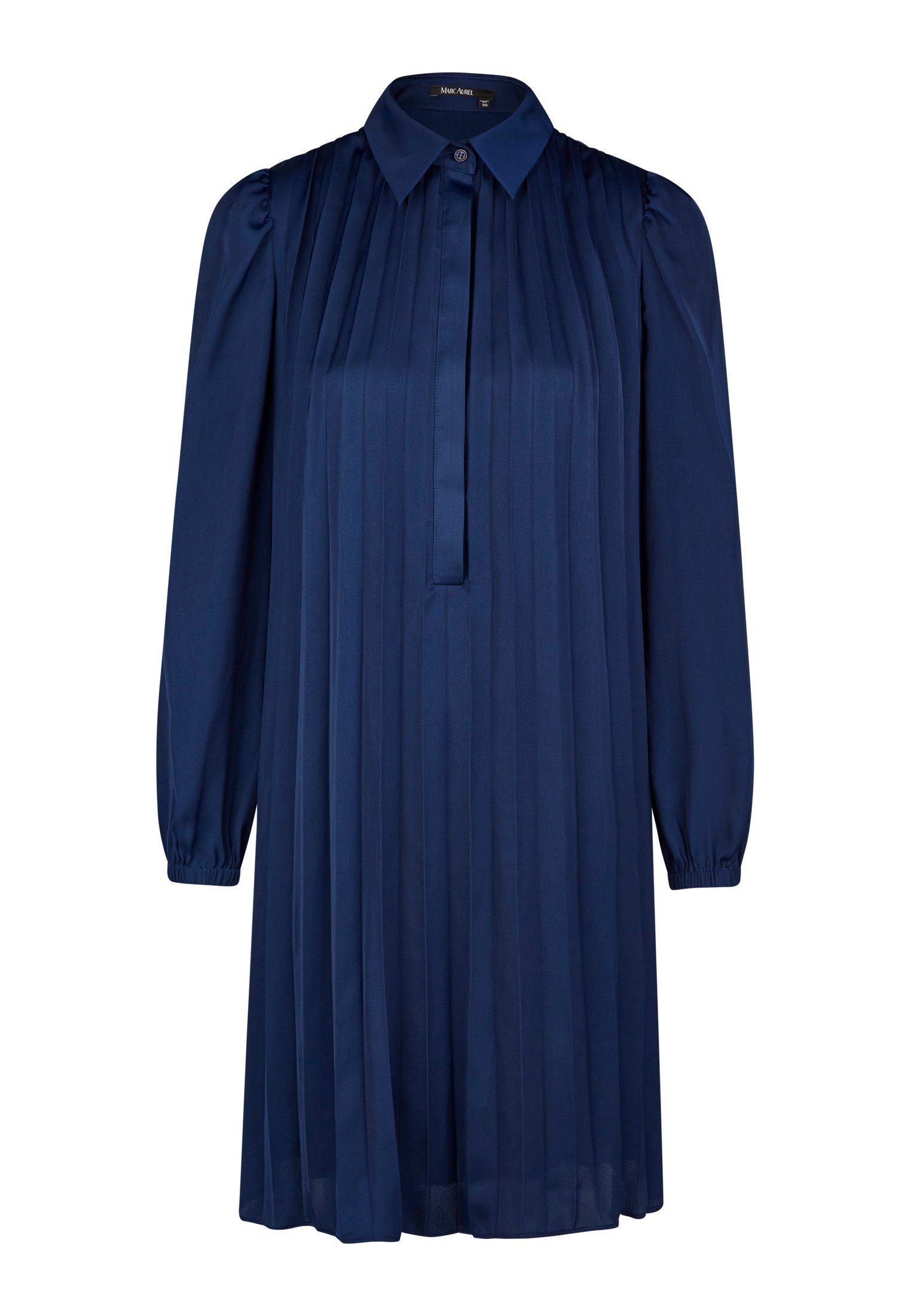 MARC AUREL A-Linien-Kleid mit partiellem Plissée