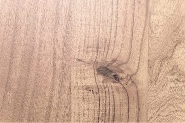 Junado® Baumkantentisch Frederik, Akazie Massivholz naturfarben 26 mm natürliche Baumkante