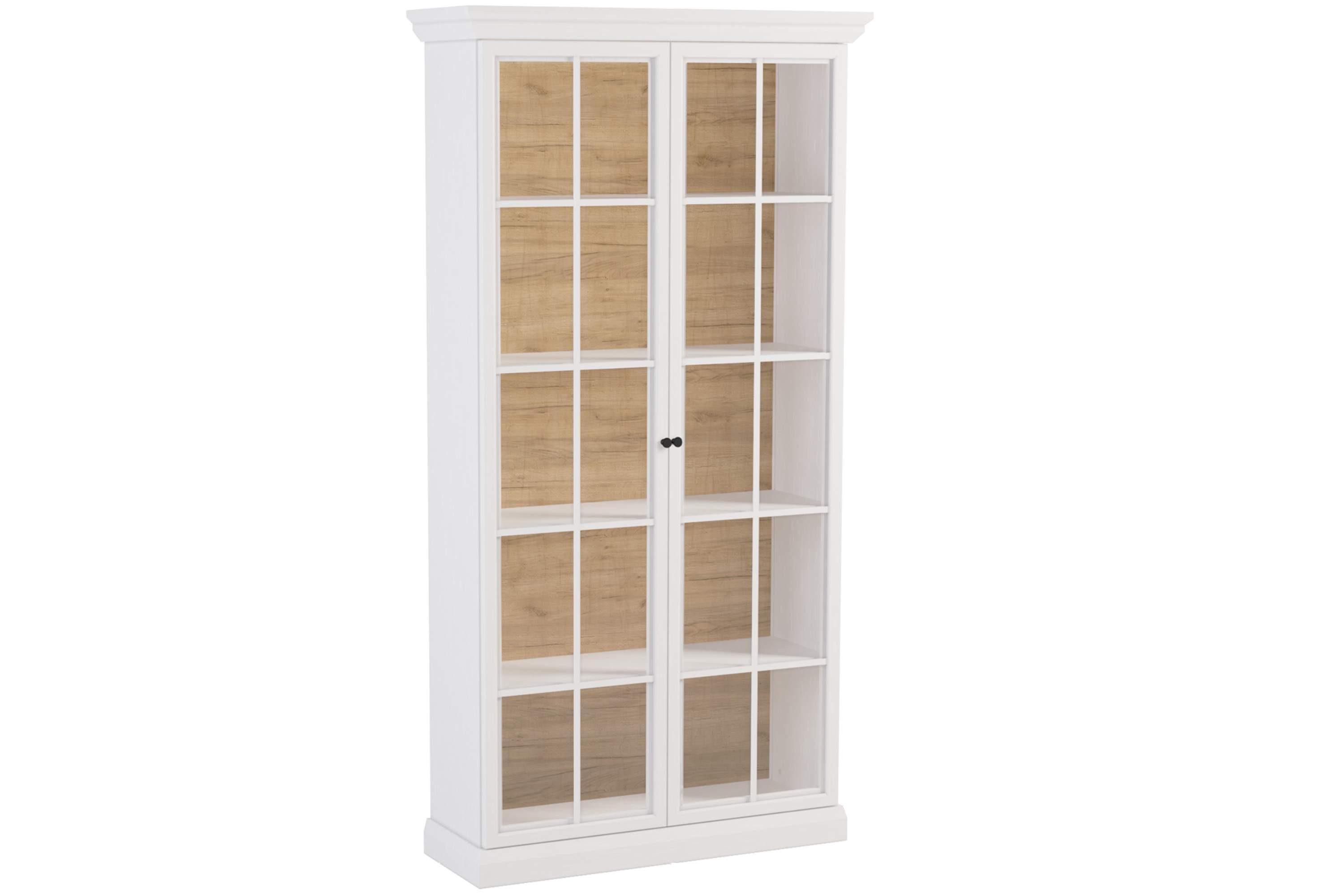 KONSIMO® Vitrine KATRIA Glasvitrine, hergestellt in der EU, Glastüren, Breite 103 cm