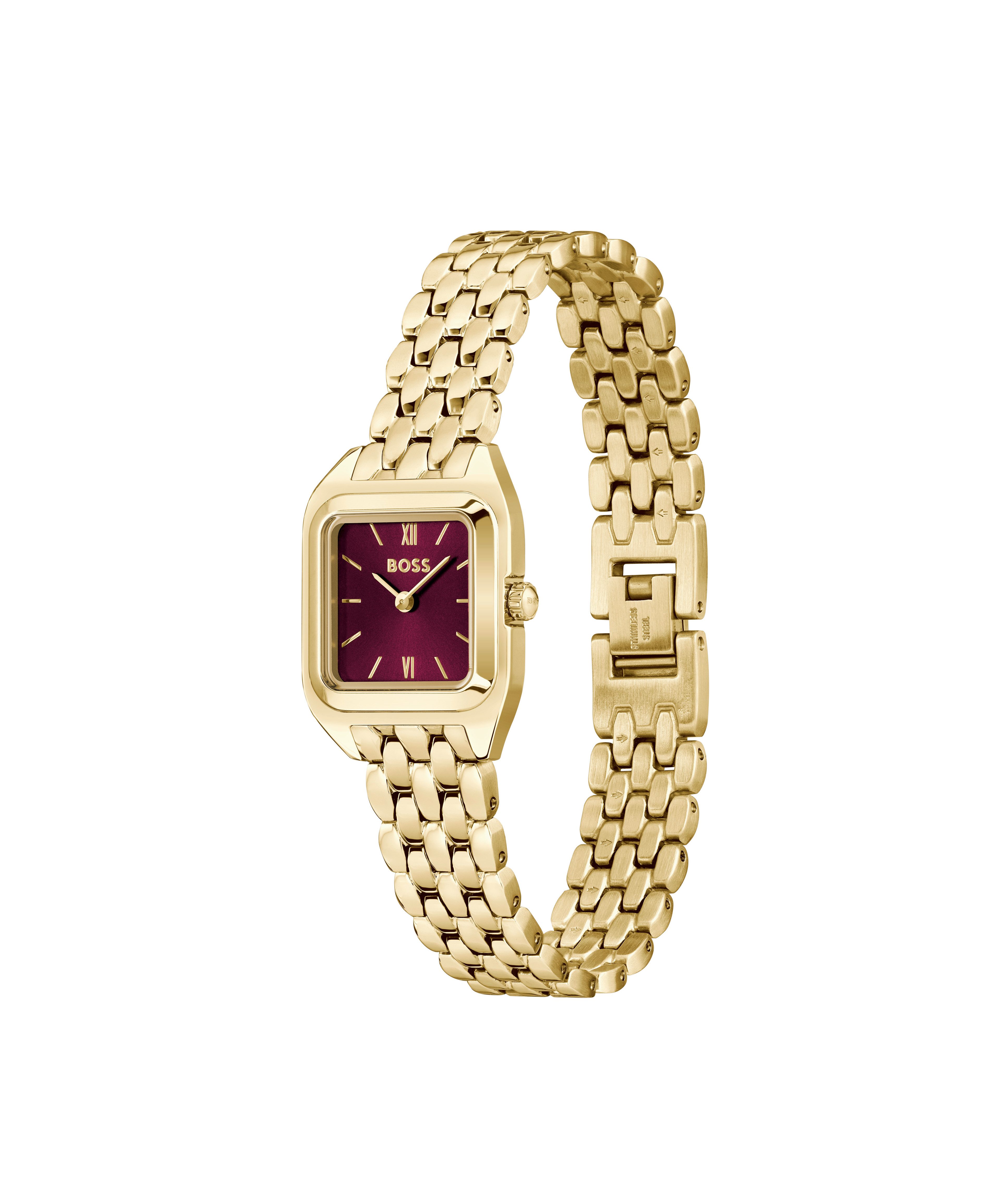 BOSS Quarzuhr MAE PETITE 1502824, Armbanduhr, Damenuhr, Edelstahlarmband, a günstig online kaufen