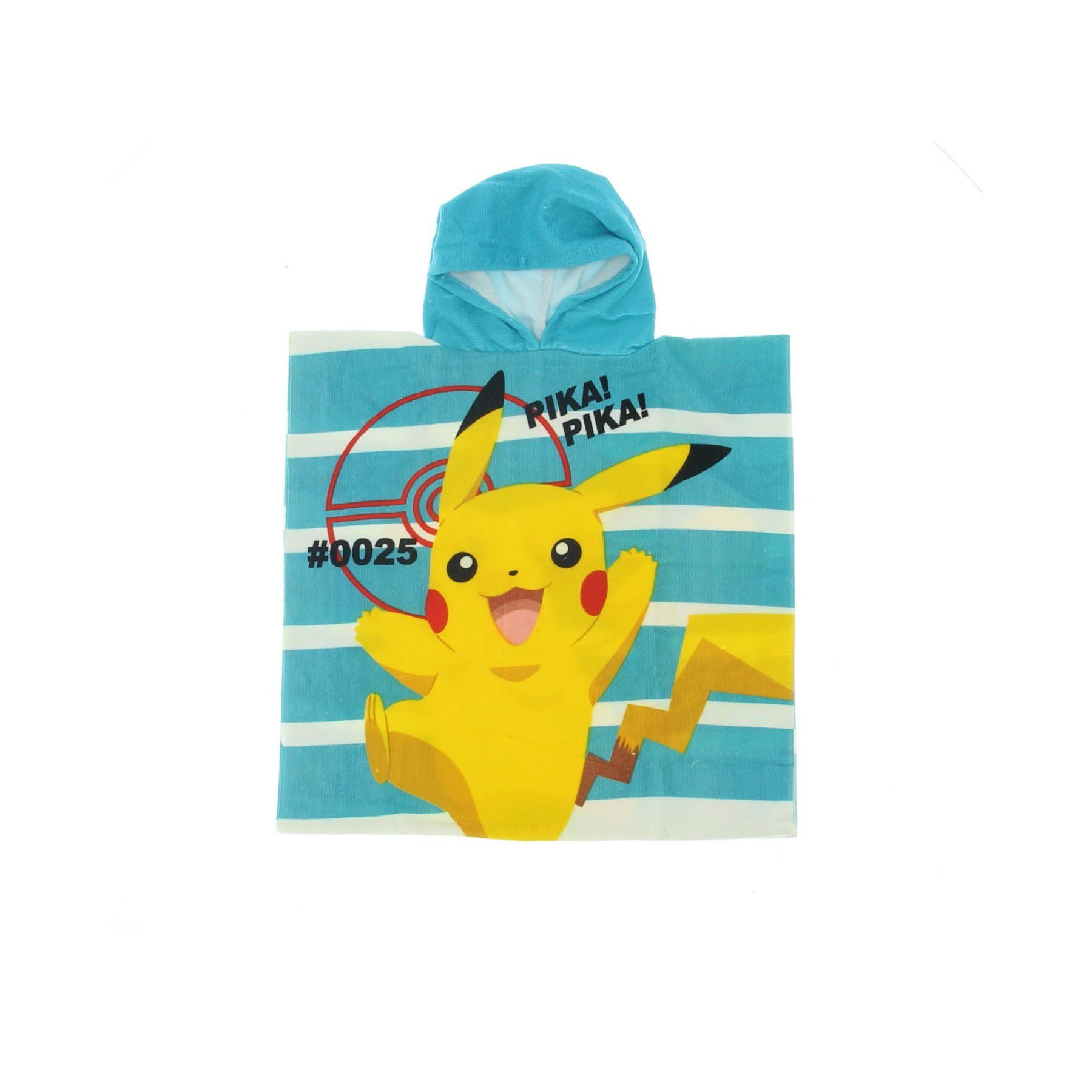 POKÉMON Badeponcho Kapuzen-Badetuch für Kinder Praktisch und Stylisch