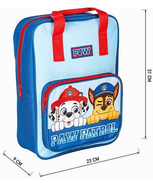 PAW PATROL Kindergartentasche Chase & Marshall, Kinderrucksack 31x23x9 cm