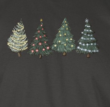 Shirtracer T-Shirt Weihnachtsbäume Weihachten Kleidung