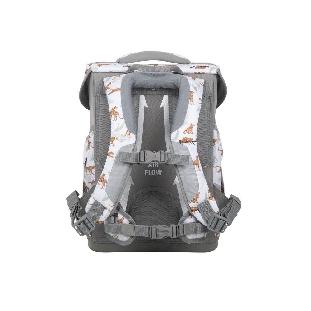 SCHOOL-MOOD® Schulrucksack Champion (Set, 7-tlg., mit Turnbeutel, Etui, Schlamperrolle, Brustbeutel, Brotdose, Patchies), 21 Liter, für Grundschule