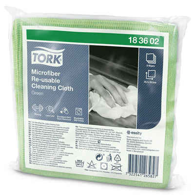 TORK Geschirrtuch TORK® 183602 Mikrofasertuch wiederverwendbar grün
