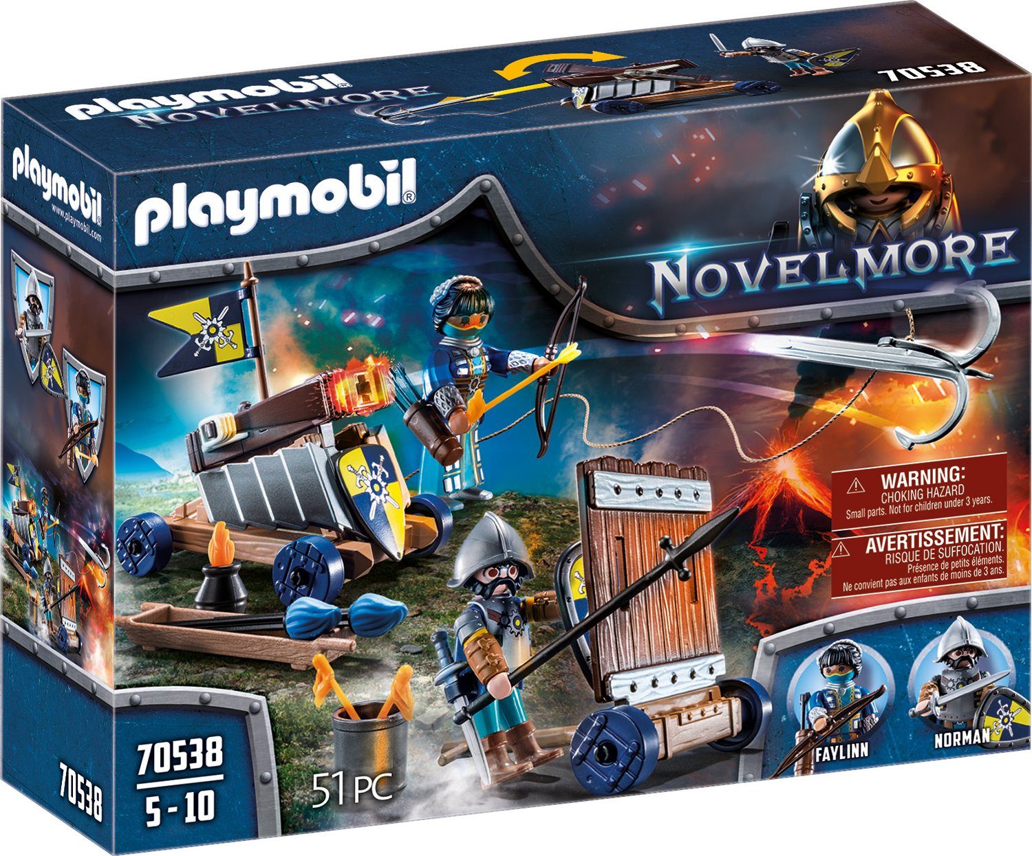 Image of Playmobil® Konstruktions-Spielset »Angriffstrupp (70538), Novelmore«, ; Made in Germany