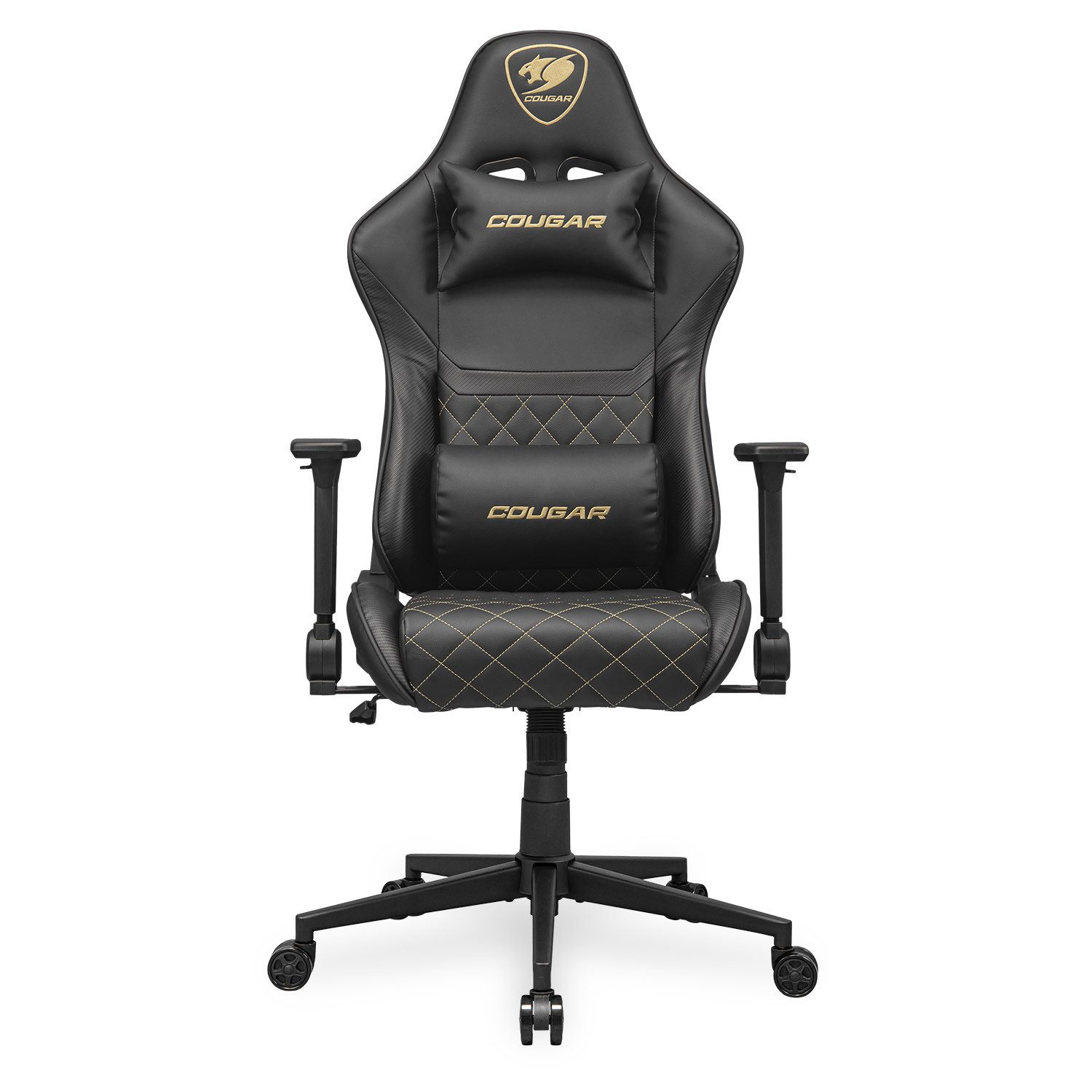 Cougar Stuhl Cougar CGR-AO2-GLB COUGAR Gaming-Stuhl Armor One V2 Gold, Schwarz
